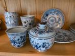 Set met (suiker)pot, schotels en kommetjes, Ophalen