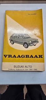 Vraagbaak suzuki alto 1981-1985, ss80, Ophalen of Verzenden