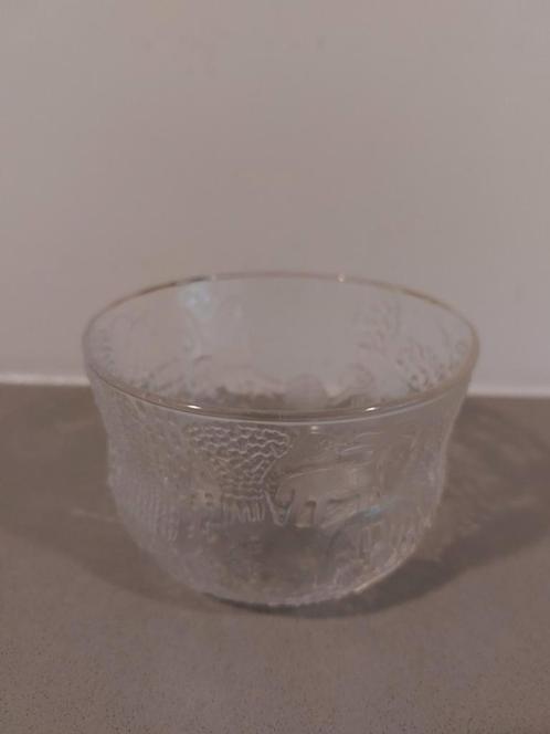 Dessertschaaltje Nuutajärvi Arabia Finland 1970 10cm, Antiek en Kunst, Antiek | Glas en Kristal, Ophalen of Verzenden