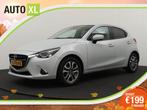 Mazda 2 1.5 90 PK Skyactiv-G GT-M Half-Leder Climate Camera, Voorwielaandrijving, Gebruikt, Leder en Stof, Wit