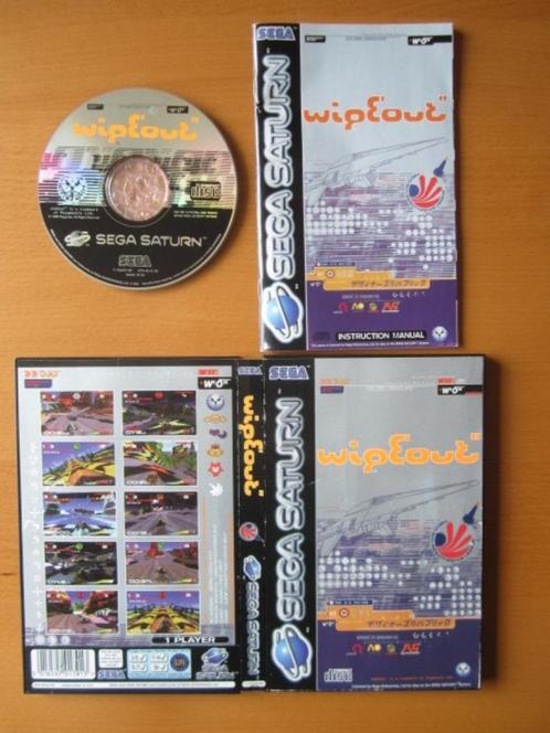 Wipeout Sega Saturn, Spelcomputers en Games, Games | Sega, Zo goed als nieuw, Saturn of Dreamcast, Racen en Vliegen, 1 speler