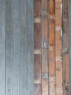 Sloophout  planken  Oude vloerdelen dakbeschot wandbekleding, Doe-het-zelf en Verbouw, Hout en Planken, Gebruikt, Ophalen of Verzenden