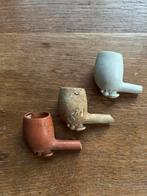Bodemvondst bodemvondsten kleipijp pijpenkop pijpenkoppen, Antiek en Kunst, Ophalen of Verzenden