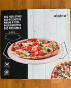 Alpina Pizzasteen - Pizza Steen voor BBQ en Oven - Ø33 cm, Ophalen of Verzenden, Nieuw, Alpina