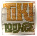 Tiki Lounge Bord/hout/Hawai/zomer/beach/strand/surf/mancave, Ophalen of Verzenden, Nieuw