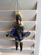 Vintage pop,metaal/hout,Italiaanse houten marionet pop, Verzamelen, Poppen, Ophalen, Zo goed als nieuw, Pop