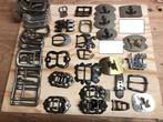 Broekriem gespen buckles vintage made in w germany, Antiek en Kunst, Antiek | Kleding en Accessoires, Ophalen of Verzenden