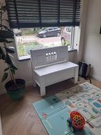 Bankje grenen hout, Huis en Inrichting, Banken | Sofa's en Chaises Longues, Ophalen, Tweepersoons, 75 tot 100 cm, Zo goed als nieuw