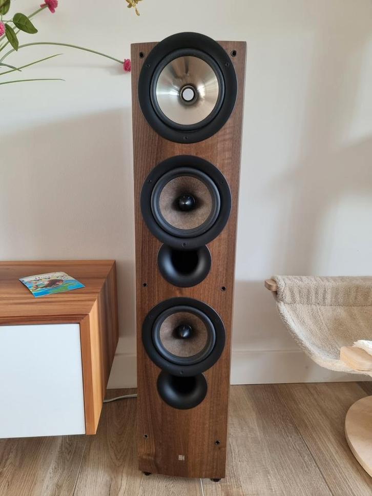KEF iQ9 Speakers + Subwoofer - Topconditie!, Audio, Tv en Foto, Luidsprekers, Zo goed als nieuw, Front, Rear of Stereo speakers