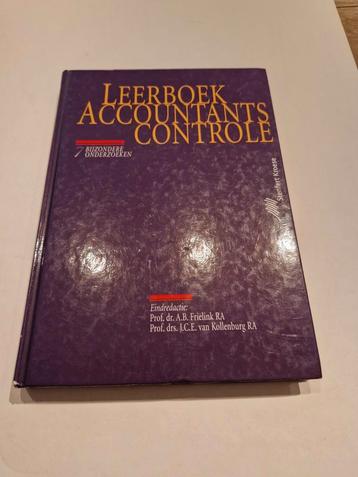 Leerboek Accountantscontrole beschikbaar voor biedingen