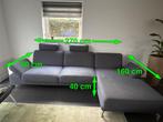 Hoekbank met linker chaise longue, Huis en Inrichting, Ophalen, Gebruikt