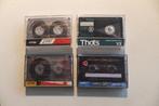 4 compact-cassettes TDK D-90 THAT's cassettebandjes bandjes, Cd's en Dvd's, Cassettebandjes, 2 t/m 25 bandjes, Pop, Gebruikt, Ophalen of Verzenden