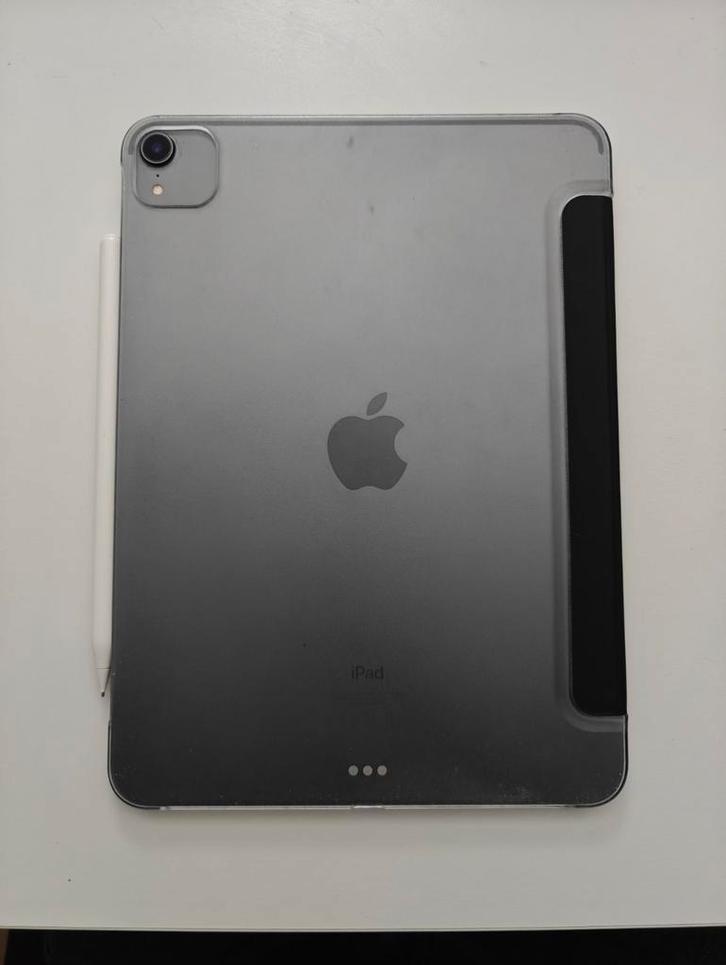 iPad Pro 2018 + Apple Pencil, Computers en Software, Apple iPads, Zo goed als nieuw, Apple iPad Pro, Wi-Fi, 11 inch, 64 GB, Grijs