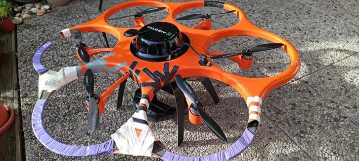 Aibotix X6 V2 hexacopter drone met Graupner MC-35 controller, Audio, Tv en Foto, Drones, Gebruikt, Drone zonder camera, Ophalen of Verzenden