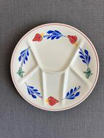 Boerenbont fondue borden nieuwstaat, Ophalen of Verzenden, Zo goed als nieuw, Bord(en), Aardewerk