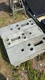 9x voet voor hekwerk heras, Doe-het-zelf en Verbouw, Ophalen, Gebruikt