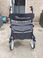 Rollator Travixx Deluxe Dark Blue (maat S), Ophalen, Opvouwbaar, Gebruikt
