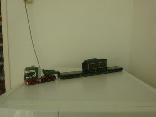 Scania Topline Cadzow Heavy Haulage met dieplader lading ., Hobby en Vrije tijd, Modelauto's | 1:50, Nieuw, Bus of Vrachtwagen
