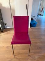 8 Moderne Stoelen - Leer & Metaal, Ophalen, Gebruikt, Overige kleuren, Metaal