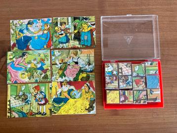 Vintage sprookjes blokkenpuzzel beschikbaar voor biedingen