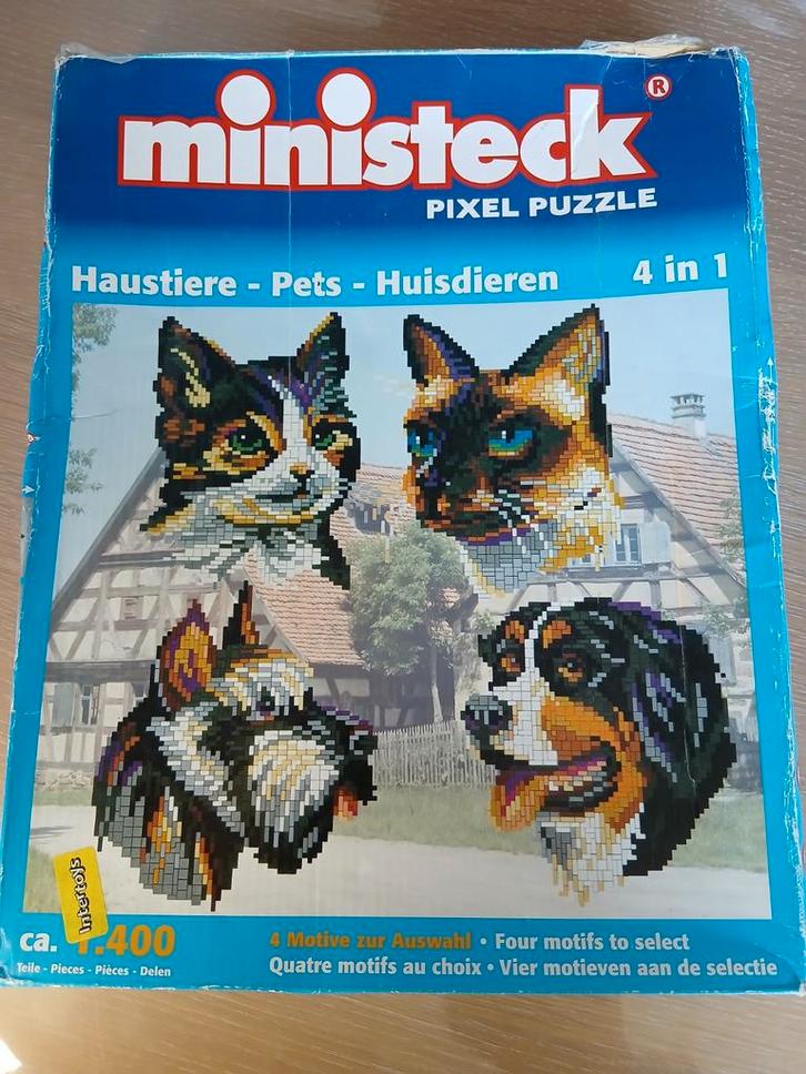 Ministeck   Huisdieren 4 in 1, Hobby en Vrije tijd, Ministeck, Zo goed als nieuw, Box-set, Ophalen of Verzenden