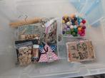 Hobbybox – Houten kralen, Scrabble letters, Stof & Meer!, Ophalen of Verzenden, Zo goed als nieuw, Overige typen