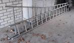 Aluminium Ladder, 2x 13 treden, Doe-het-zelf en Verbouw, Ladders en Trappen, Ophalen, Gebruikt, Ladder, Opvouwbaar of Inschuifbaar