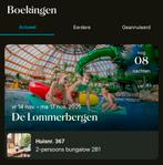 Weekend Landal Lommerbergen, Tickets en Kaartjes, Ticket of Toegangskaart