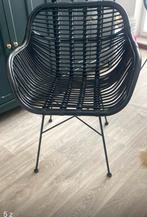 5 x Rotanstoelen, Huis en Inrichting, Stoelen, Zwart, Riet of Rotan, Ophalen of Verzenden, Zo goed als nieuw