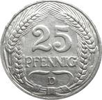 Duitsland - Duitse Rijk 25 pfennig 1909 (D), Postzegels en Munten, Munten | Europa | Niet-Euromunten, Ophalen of Verzenden, Duitsland