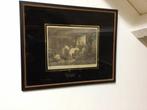 Antieke ets, Antiek en Kunst, Kunst | Litho's en Zeefdrukken, Ophalen of Verzenden