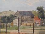 aquarel boerderij Waaldorpseweg aan de duinen Den Haag, Verzenden