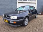 Volkswagen Golf 1.8 Cabriolet 66KW leer / automaat / airco, Zwart, 4 cilinders, Cabriolet, Blauw