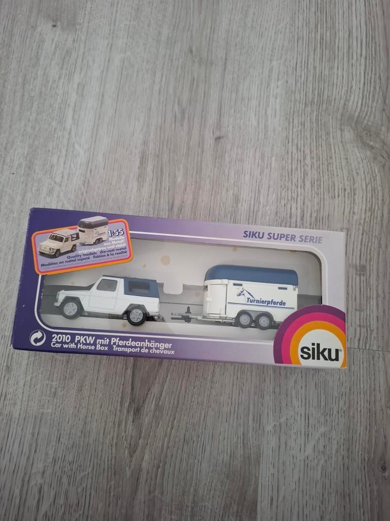 Siku 2010 PKW met Paardentrailer - Nieuw in doos!, Ophalen of Verzenden, Nieuw, Auto