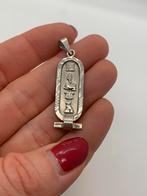 H986 Prachtige zilveren hanger Egypte, Ophalen of Verzenden, Kruis of Symbool, Zilver