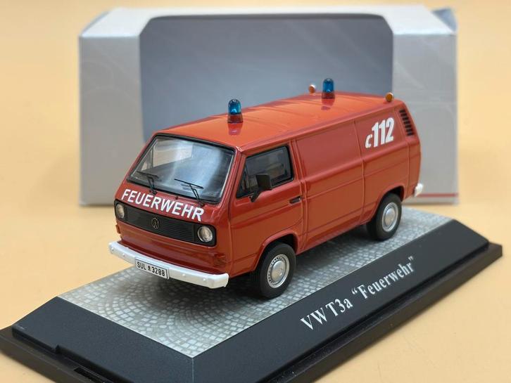 VW T3a Kastenwagen Brandweer 1:43 Premium ClassiXXs 1/500, Hobby en Vrije tijd, Modelauto's | 1:43, Zo goed als nieuw, Auto, Overige merken