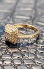 Prachtige 14karaat dames gouden ring, Nieuw, Ophalen of Verzenden, Dame, Goud