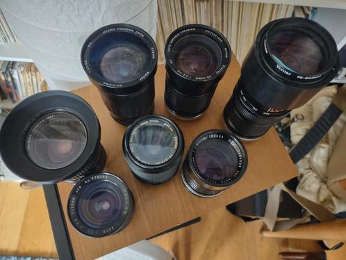 Grote collectie objectieven voor Canon FD: AE-1 A-1 AV-1 T70, Audio, Tv en Foto, Fotografie | Lenzen en Objectieven, Gebruikt