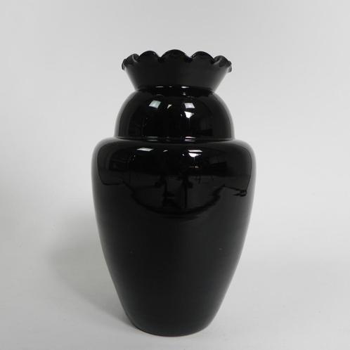 Art Deco vaas met geribbelde rand ,Doyen, Boom, jaren 30, Antiek en Kunst, Antiek | Glas en Kristal, Ophalen of Verzenden