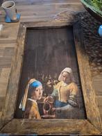 Schilderij: Meisje met de parel & Melkmeisje, Antiek en Kunst, Kunst | Schilderijen | Klassiek, Ophalen of Verzenden