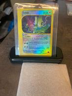 Celebi Pokémon Kaart - Zeldzaam!, Ophalen of Verzenden, Gebruikt, Losse kaart, Foil