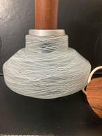 Dutch design glazen hanglamp jaren '70, Huis en Inrichting, Lampen | Hanglampen, Ophalen of Verzenden, Gebruikt, Glas, Minder dan 50 cm