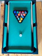 Mini Pooltafel - 31x51 cm, Ophalen, Gebruikt, Pooltafel