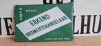 Emaille bord erkend bromfietshandelaar, Verzamelen, Merken en Reclamevoorwerpen, Ophalen of Verzenden, Gebruikt, Reclamebord