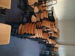 Schoolstoelen en tafels leerlingsets schilte, Huis en Inrichting, Stoelen, Ophalen, Gebruikt, Vijf, Zes of meer stoelen, Metaal