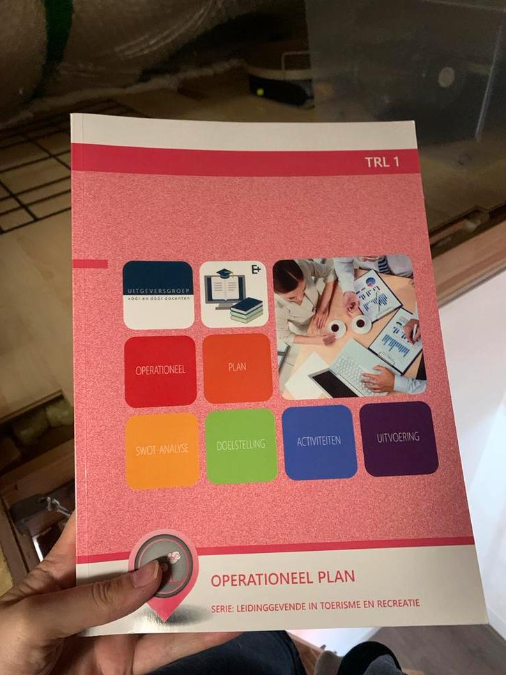 TRL 1 Operationeel Plan - Leidinggevende Toerisme, Boeken, Studieboeken en Cursussen, Gelezen, MBO, Ophalen