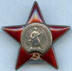 WOII Rusland Rode Ster Muzikant Dapperheid 1945, Verzenden, Landmacht, Overige gebieden, Lintje, Medaille of Wings