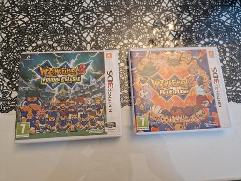 nintendo 3ds inazuma eleven bomberblast/lightning bolt, Spelcomputers en Games, Games | Nintendo 2DS en 3DS, Zo goed als nieuw