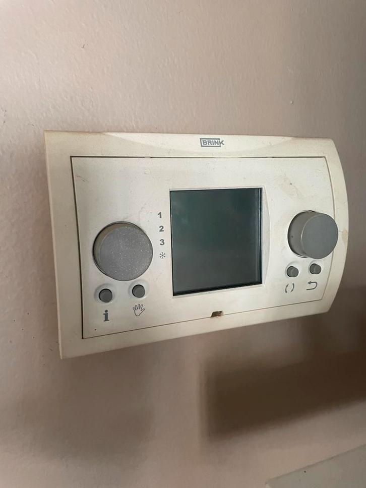 Brink Allure B-10 HRD Hete Luchtverwarming + Thermostaat, Doe-het-zelf en Verbouw, Verwarming en Radiatoren, Gebruikt, Cv-ketel of Combi-ketel
