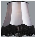 Grijze Lampenkap Oma Stijl - 45cm, Huis en Inrichting, Gebruikt, 25 tot 50 cm, Rond, Ophalen of Verzenden